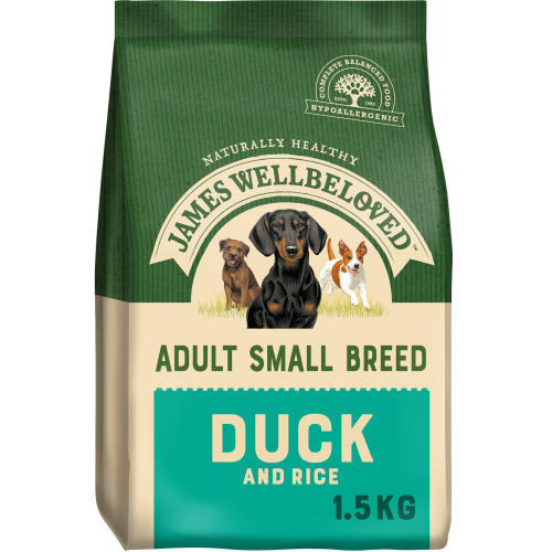 James Wellbeloved Duck & Rice Adult Small Breed Dog Food