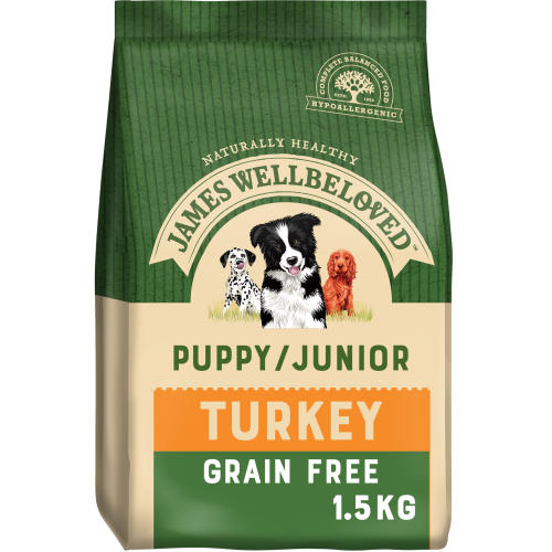 James Wellbeloved Grain Free Turkey Puppy & Junior Dry Food