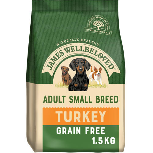 James Wellbeloved Grain Free Turkey & Vegetable Small Breed Adult Dog Food