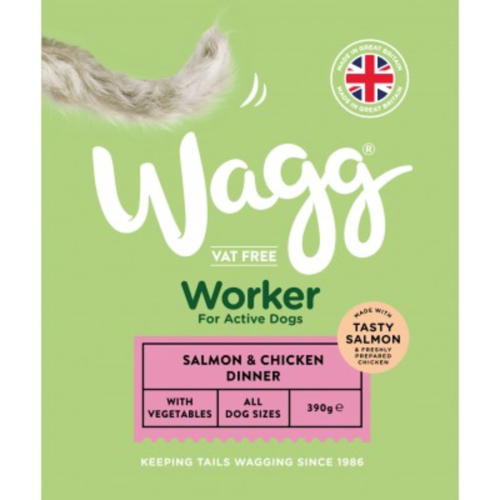 Wagg Worker Salmon & Chicken Wet Dog Food