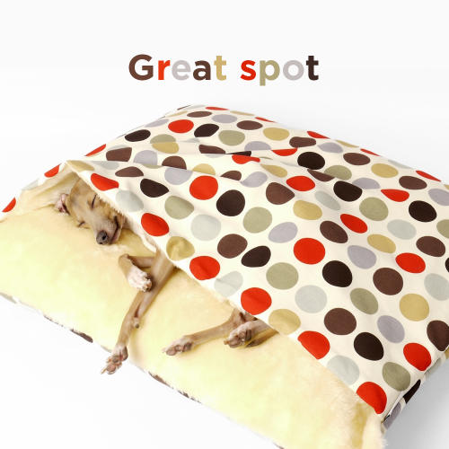 Charley Chau Luxury Cotton Snuggle Dog Bed