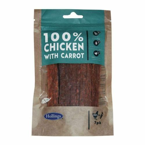 Hollings 100% Chicken & Carrot Bar Dog Treats