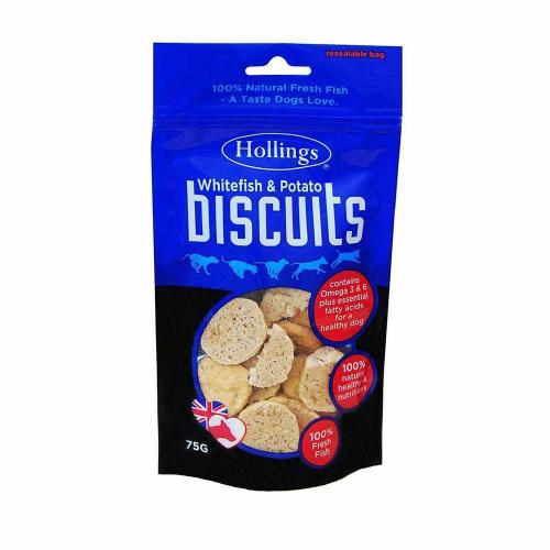 Hollings White Fish and Potato Biscuit Dog Treats