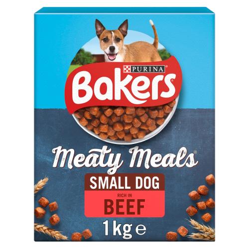 Bakers Meaty Meals Beef Small Adult Dog Food