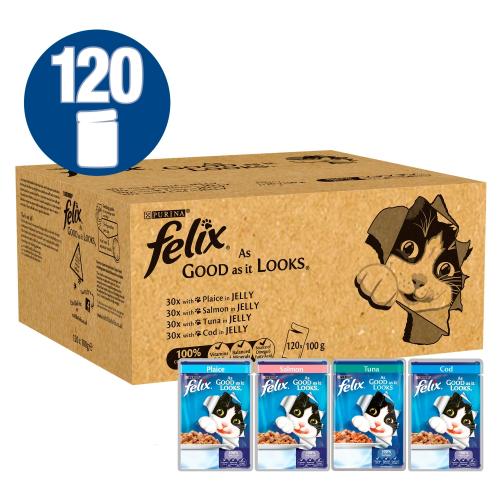 Felix As Good As It Looks Ocean Feasts Cat Food