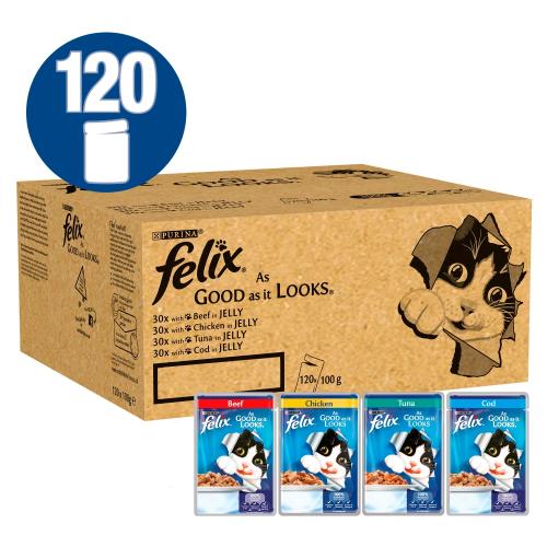 Felix As Good As It Looks Mixed Selection in Jelly Cat Food