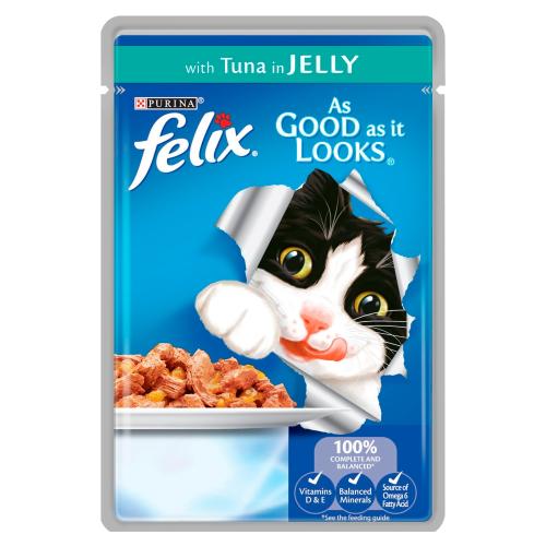 Felix As Good As It Looks Tuna In Jelly Cat Food