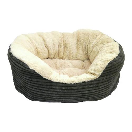Rosewood 40 Winks Grey Jumbo Cord Dog Bed