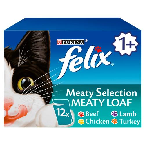 Felix Meat Selection Meaty Loaf Pouch Cat Food