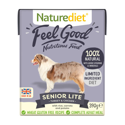 Naturediet Feel Good Senior Lite Wet Adult Dog Food Cartons