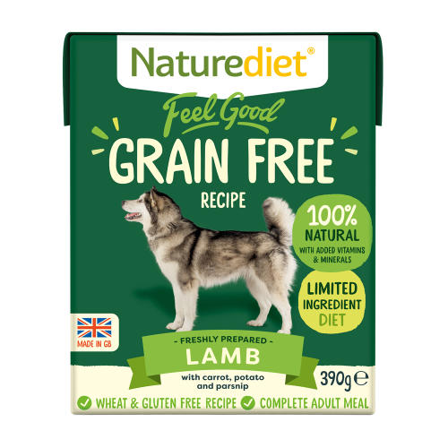 Naturediet Feel Good Grain Free Lamb Wet Adult Dog Food Cartons