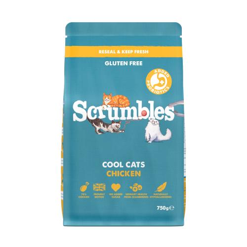 Scrumbles Chicken Adult & Senior Dry Cat Food