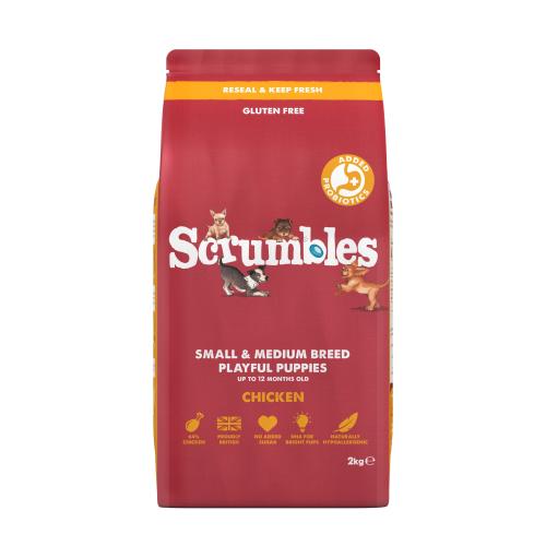 Scrumbles Chicken Puppy & Toy Breed Dry Dog Food
