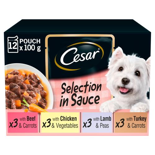 Cesar Deliciously Fresh Selection in Sauce Wet Adult Dog Food