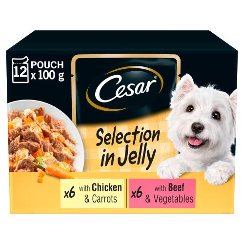 Cesar Deliciously Fresh Favourites in Jelly Wet Adult Dog Food