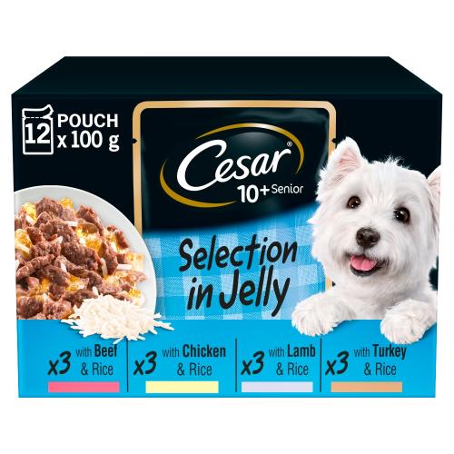 Cesar Deliciously Fresh Mixed Selection in Sauce Wet Senior Dog Food