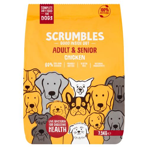 Scrumbles Chicken Adult & Senior Dry Dog Food