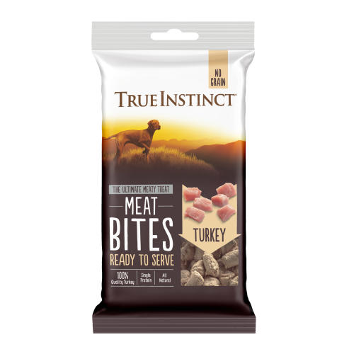 True Instinct Meat Bites Turkey Dog Treats