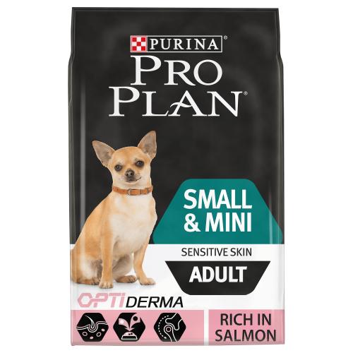 PRO PLAN OPTIDERMA Salmon Sensitive Skin Small & Mini Adult Dog Food