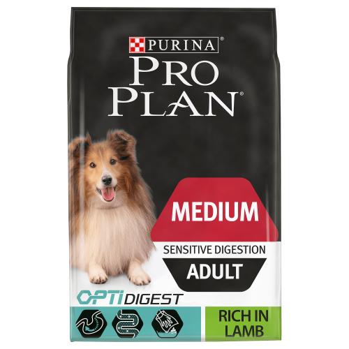 PRO PLAN OPTIDIGEST Sensitive Digestion Rich in Lamb Medium Adult Dog