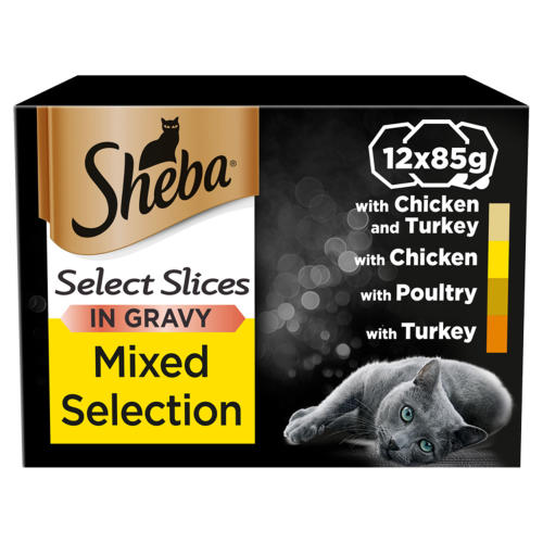 Sheba Select Slices Collection Adult Cat Food Trays