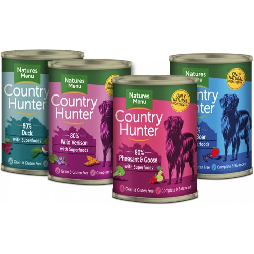 Natures Menu Country Hunter Game Meat Selection Wet Dog Food