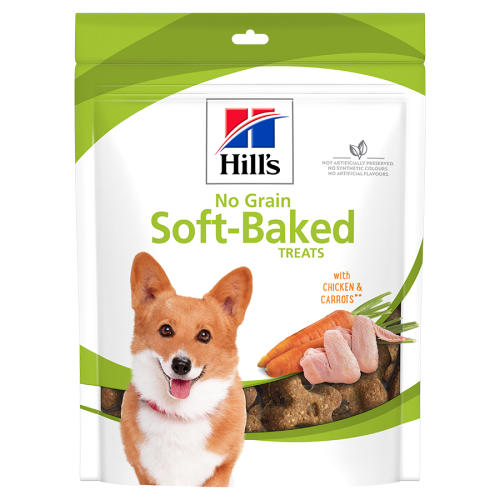 Hills No Grain Soft Baked Chicken & Carrots Dog Treats