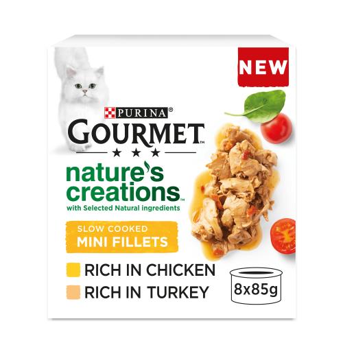 Gourmet Natures Creations Poultry Mini Fillets Wet Adult Cat Food