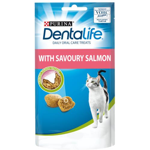 Dentalife Salmon Adult Cat Treats