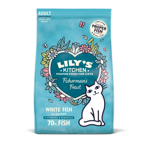 Lilys Kitchen Fabulous Fishermans Feast Complete Adult Cat Food