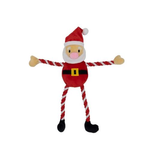 Good Boy Hug Tug Santa Dog Toy