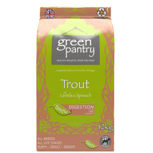 Green Pantry Trout with Lentils & Spinach Dry Dog Food