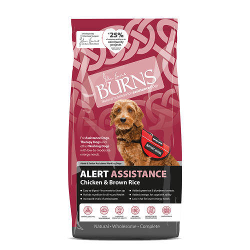 Burns Alert Chicken & Brown Rice Adult & Senior Dog Food