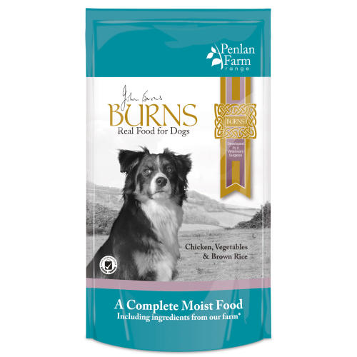 Burns Penlan Farm Chicken, Brown Rice & Veg Moist Dog Food