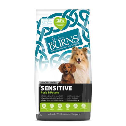 Burns Sensitive Plus Pork & Potato Adult Dog Food