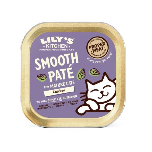 Lilys Kitchen Chicken Pate Mature Complete Wet Cat Food