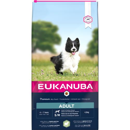 Eukanuba Lamb & Rice Small & Medium Breed Adult Dog Food