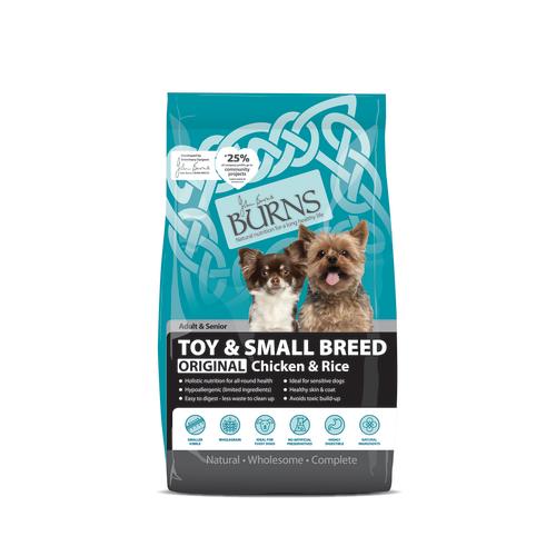 Burns Original Chicken & Rice Toy & Small Breed Adult Dog Food
