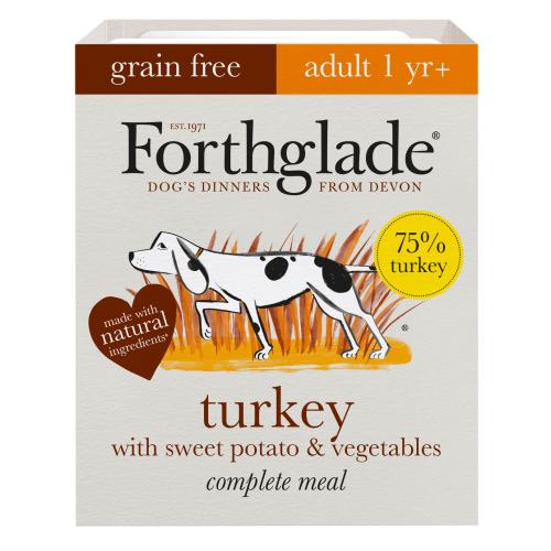 Forthglade Complete Grain Free Turkey Sweet Potato & Veg Adult Dog Food