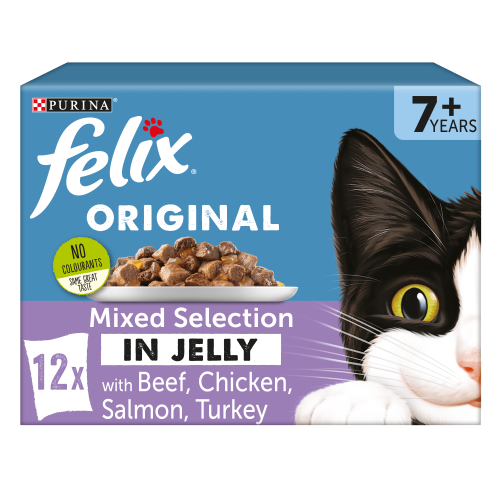 Felix 7+ Mixed Selection In Jelly Cat Food