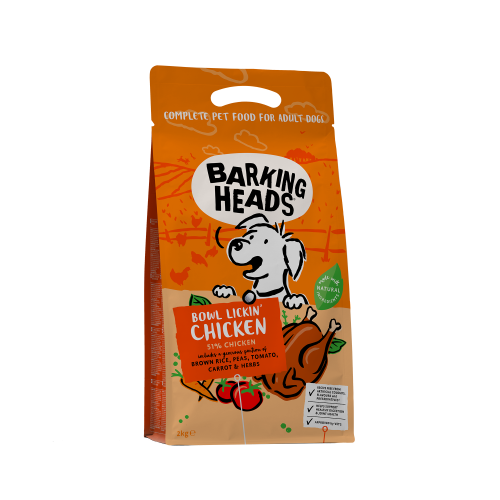 Barking Heads Bowl Lickin Chicken Dry Adult Dog Food