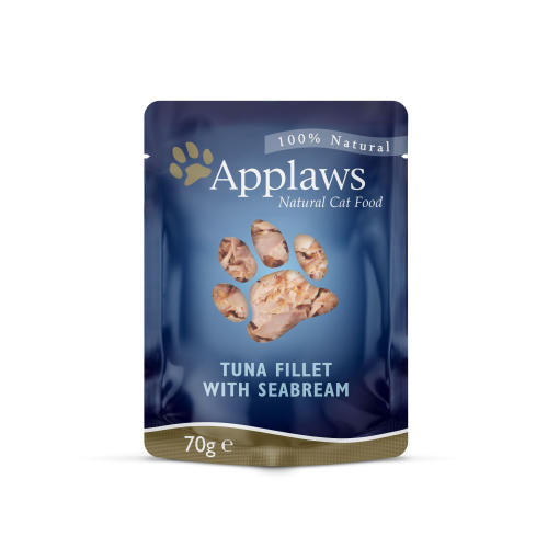 Applaws Natural Tuna Fillet with Seabream in Broth Wet Adult Cat Food