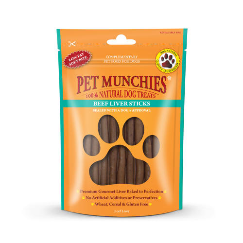 Pet Munchies Natural Beef Liver Stick Dog Treats