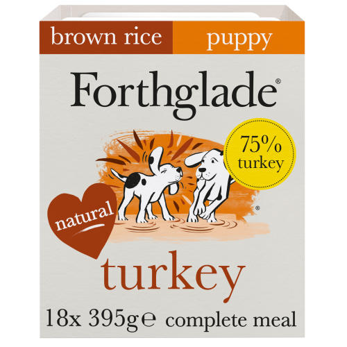Forthglade Complete Turkey with Brown Rice & Veg Puppy Food