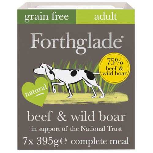 Forthglade Gourmet Beef & Wild Boar with Root Vegetables & Apple Adult Dog Food