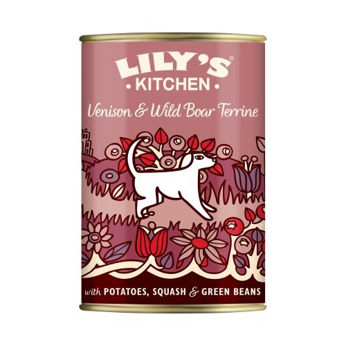 Lilys Kitchen Venison & Wild Boar Terrine Dog Food