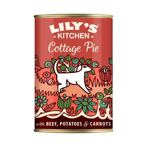 Lilys Kitchen Cottage Pie Beef, Potato & Vegetable Dinner Wet Adult Dog Food