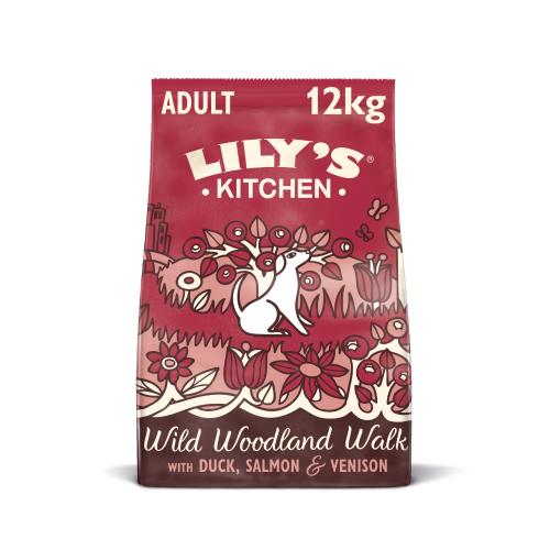 Lilys Kitchen Wild Woodland Walk Venison & Duck Complete Dry Food for Dogs
