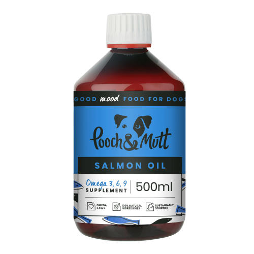 Pooch & Mutt Salmon Oil for Dogs & Cats