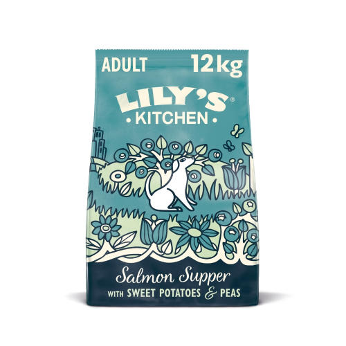 Lilys Kitchen Salmon Supper Complete Dry Food for Dogs